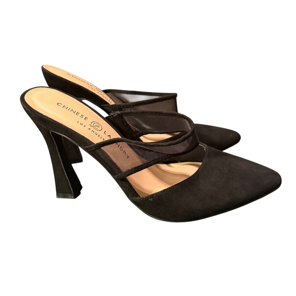 Chinese Laundry Black Pointed Toe High Heels Size 8